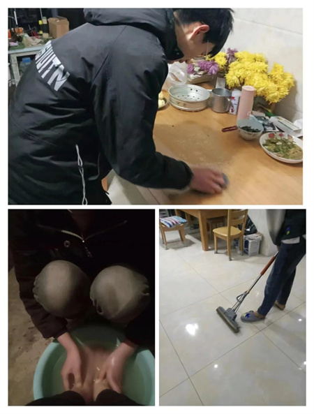 “以孝為先，親情不斷”——保定理工學院藝術學院開展“孝老愛親”線下主題活動