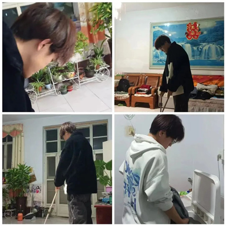 “以孝為先，親情不斷”——保定理工學院藝術學院開展“孝老愛親”線下主題活動