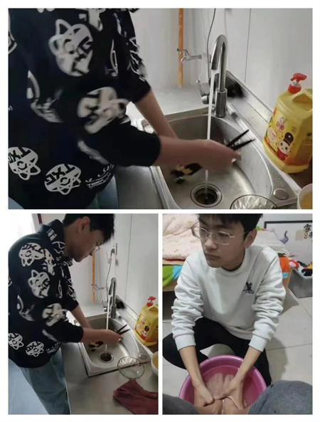 “以孝為先，親情不斷”——保定理工學院藝術學院開展“孝老愛親”線下主題活動