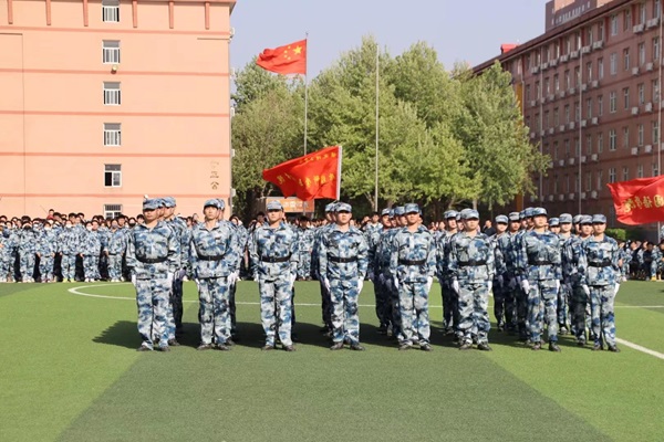 學風建設｜保定理工學院｜管理學院｜隊列會操展雄姿，素質養成促學風