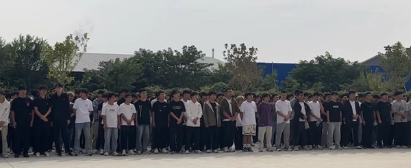 安全教育|保定理工學院|管理學院|消防演練筑防線，新生技能展風采