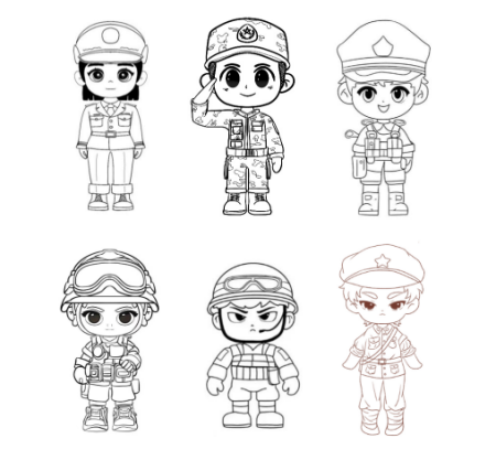 國防軍事小鎮IP形象設計項目驅動 《卡通造型設計》教學創新