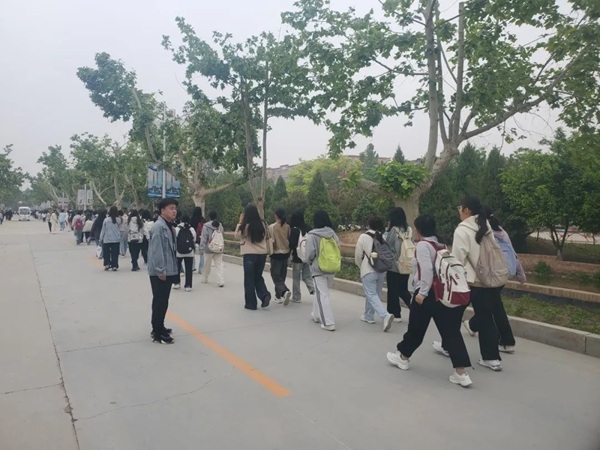 養成教育|保定理工學院|管理學院|“文明右行”，共筑校園文明新風尚