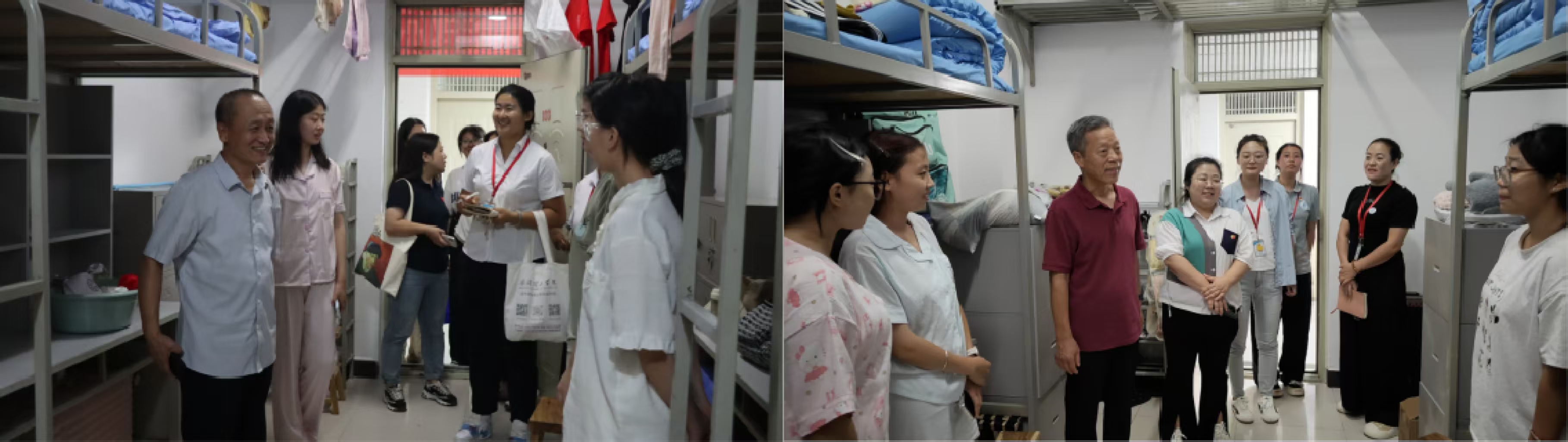 保定理工學院校領導慰問2025級新生